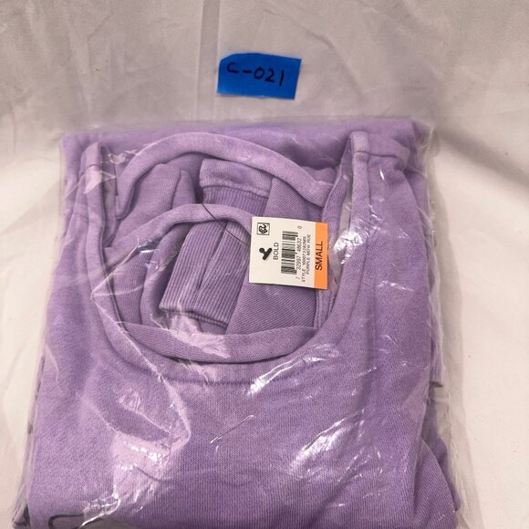 Ideology Women Beautiful Athleisure Activewear Top Cutout Back Purple Size Small - Picture 4 of 4